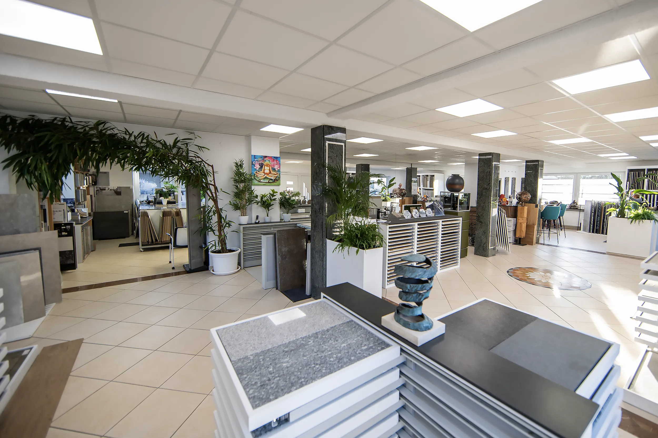 Pirpamer Verkaufsraum Fliesen