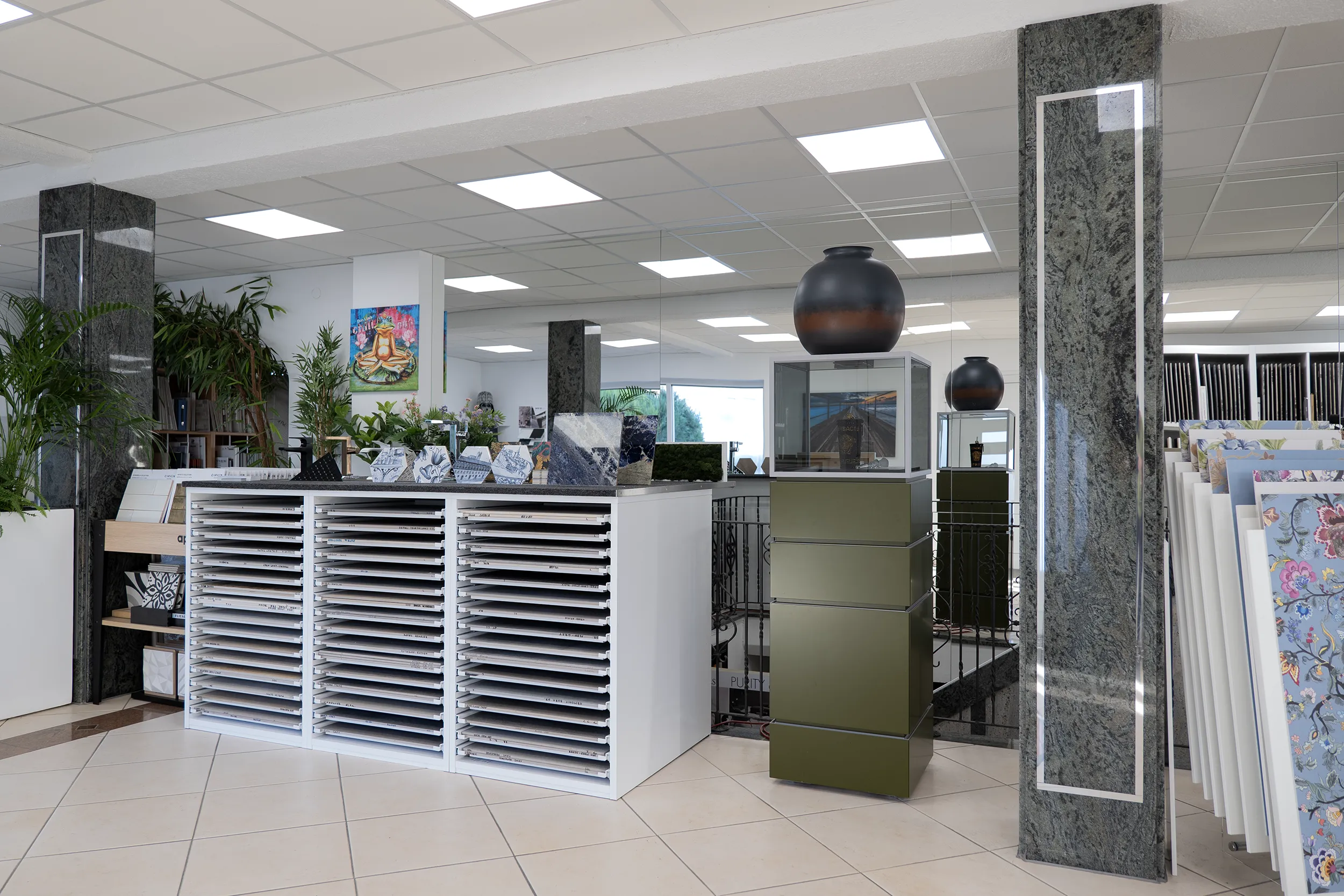 Pirpamer Verkaufsraum Fliesen